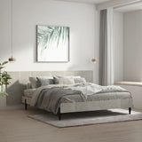 Wall Headboard Concrete Grey 240 cm Engineered Wood - Front View