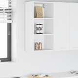 Hanging Cabinet White 40 x 29,5 x 80 cm Engineered Wood - Side View