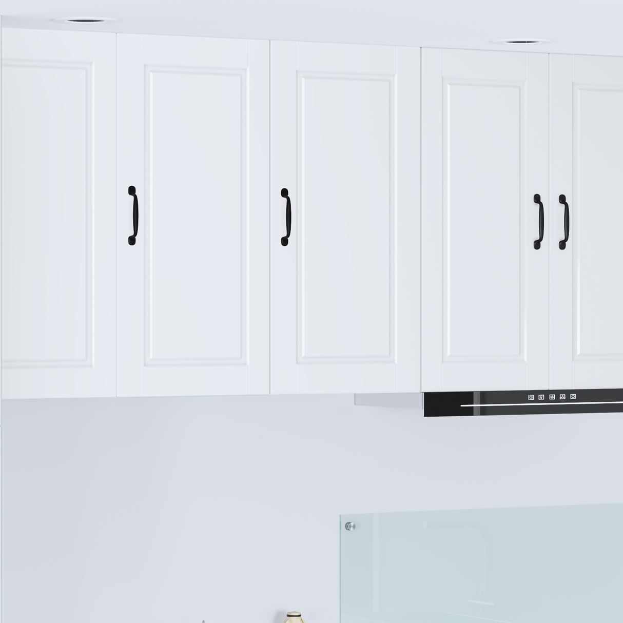 Wall Cabinet PORTO White 40 x 31 x 80 cm Engineered Wood