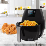 Kitchen Couture 7L Digital Air Fryer - Black - Front View