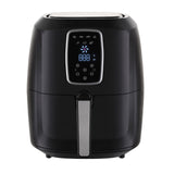 Kitchen Couture 7L Digital Air Fryer (Black) - Top-Down View
