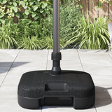 Parasol Base Black 45 x 45 x 29,5 cm High-density polyethylene - Top-Down View