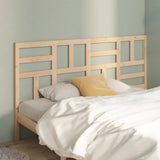 Bed Headboard 186 cm Solid Wood Pine - Side View