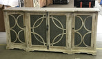 Keats Zinc Sideboard Natural Reclaimed Timber