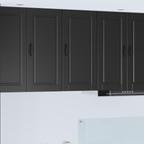 Wall Cabinet PORTO Black 40 x 31 x 80 cm Engineered Wood