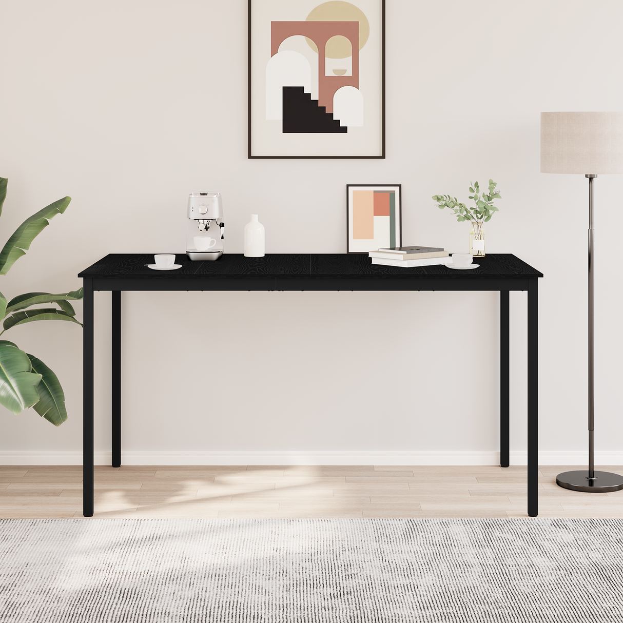 Standing Bar Table Engineered Wood Rectangular