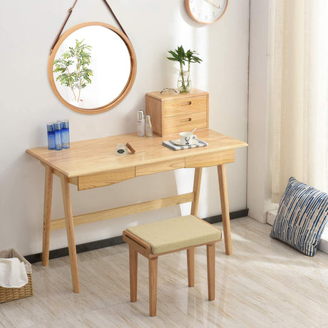 CARLA HOME Hanging Wall Mirror 45cm - Solid Bamboo Frame and Adjustable Leather Strap for Bathroom and Bedroom, Vanity Mirror, Makeup Mirror, Face Mirrors, Wall Shelf Mirror (Round 45 cm)-1978962234897993737