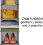CARLA HOME  5 Tier Shelf Hanging Closet Organizer and Storage for Clothes (Grey)-1978962238370877441