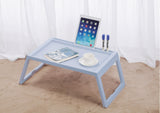 CARLA HOME Multifunction Laptop Bed Desk with foldable legs for Home Office (Blue)-1992735285120733187