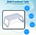 CARLA HOME Multifunction Laptop Bed Desk with foldable legs for Home Office (Blue)-1992735285120733188