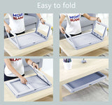 CARLA HOME Multifunction Laptop Bed Desk with foldable legs for Home Office (Blue)-1992735285120733189