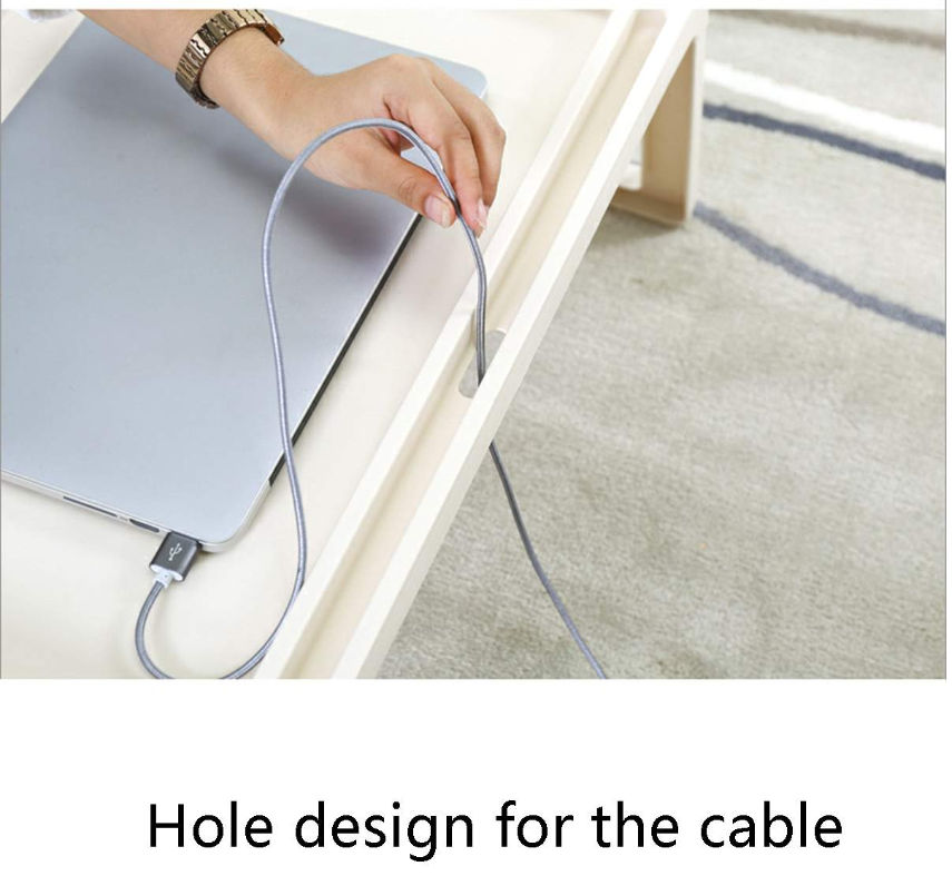 CARLA HOME Multifunction Laptop Bed Desk with foldable legs for Home Office (Blue)-1992735285120733191