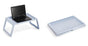 CARLA HOME Multifunction Laptop Bed Desk with foldable legs for Home Office (Blue)