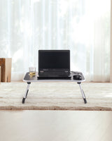 CARLA HOME Laptop Bed Desk with Storage and foldable legs for Adults, Kids & Home Office-1992735285468860425
