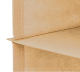 3 Pack 5-Tier Shelf Hanging Closet Organizer and Storage for Clothes (Beige) - Top-Down View