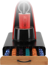 CARLA HOME Coffee Pods Holder Storage Drawer Compatible with 60 Nespresso Pods for Kitchen Storage & Organisation, Nespresso Pod Holder Coffee Machine for Home Storage (Natural)