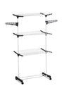 CARLA HOME Folding 3 Tier Clothes Laundry Drying Rack with Stainless Steel Tubes for Indoor & Outdoor Home-1992735292137803777
