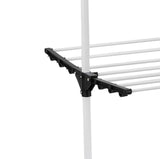 CARLA HOME Folding 3 Tier Clothes Laundry Drying Rack with Stainless Steel Tubes for Indoor & Outdoor Home - 45-Degree Angle