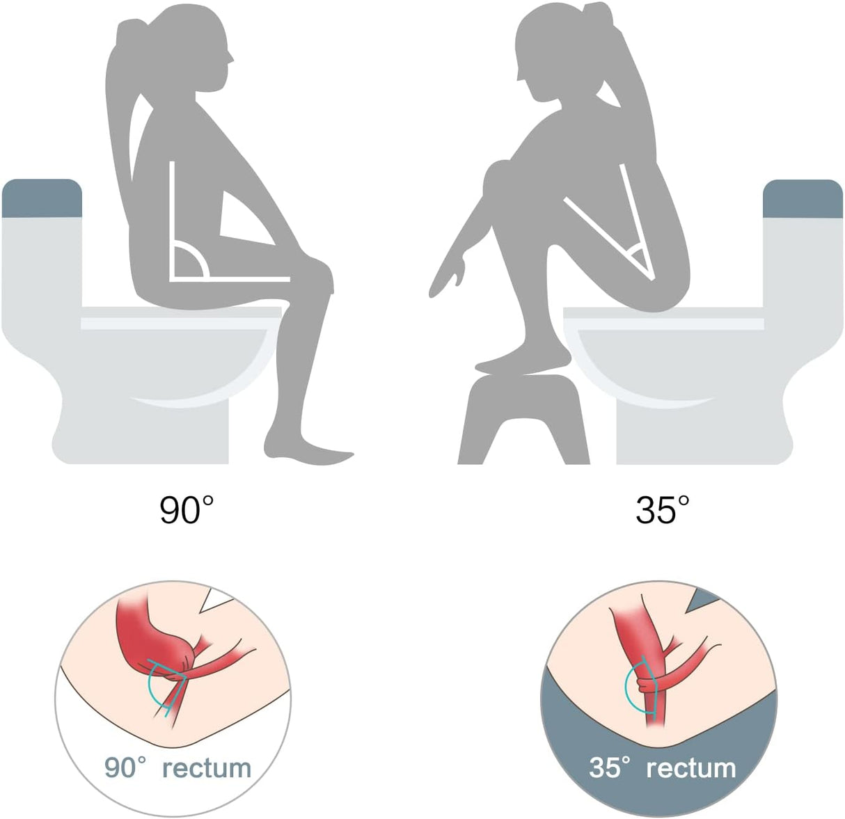 CARLA HOME Bamboo Toilet Stool Foldable and Adjustable Height with Non-Slip Layer for Bathroom-1978962246885314566