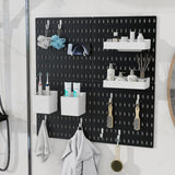 CARLA HOME Pegboard Combination Kit with 4 Pegboards and 18 Accessories Modular Hanging for Wall Organiser - Top-Down View