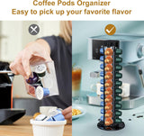 CARLA HOME Coffee Pods Holder Storage Compatible with 40 Nespresso Pods - 45-Degree Angle