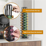 CARLA HOME Coffee Pods Holder Storage Compatible with 40 Nespresso Pods - Close-Up Angle
