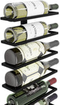 CARLA HOME Set 2 Pcs Metal Wall Mount Wine Rack for Wine Bottles, Liquor, Champagne (Holds 10 Bottles)-1978962251868147713
