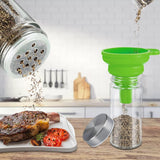 CARLA HOME 20-Jar Spice Rack Organizer Storage for Kitchen Countertop or Cabinet - Rear View