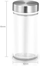 CARLA HOME 20-Jar Spice Rack Organizer Storage for Kitchen Countertop or Cabinet - Close-Up Angle