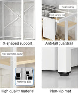 CARLA HOME 3-Tier Over Washing Machine Storage Rack Laundry Shelf Organizer for Bathroom or Toilet (White)-1978962259598249988