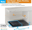 CARLA HOME 2 Pack Pull Out Cabinet Organizer Expandable for Cabinets with Adjustable Slide Out Shelves and Easy Installation (Black)-1992735300954230785