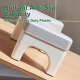 CARLA HOME Toilet Poop Stool Squat Adult for Easy Pooping for Bathroom Adults and Kids - Top-Down View