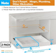 CARLA HOME 2 Pack Pull Out Cabinet Organizer Expandable for Cabinets with Adjustable Slide Out Shelves and Easy Installation (White)-1992735300601909249