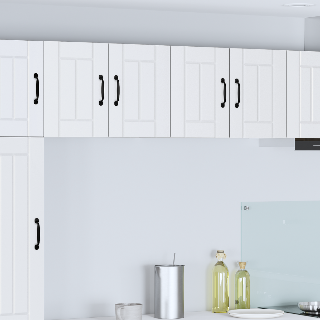 Wall Cabinet LUCCA 2 pcs White 60 x 31 x 40 cm Engineered Wood