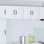 Wall Cabinet LUCCA 2 pcs White Engineered Wood