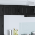 Dishwasher Panel Kalmar 2 pcs Black Engineered Wood