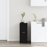 Apothecary Cabinet Black oak 30 x 41 x 77.5 cm Engineered wood