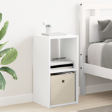 Bedside Table 2 pcs White 30.5 x 27 x 59.5 cm Engineered Wood - Top-Down View