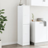 Apothecary Cabinet White 30x41x144.5 cm Engineered Wood - Side View