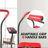 Powertrain Air Resistance Fan Exercise Bike for Cardio - Red - Extra Image