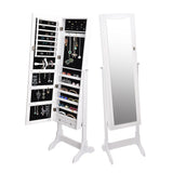 Levede Mirror Jewellery Cabinet Makeup-2006733194120007680
