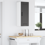 Wall Cabinet LUCCA Black 30 x 31 x 80 cm Engineered Wood