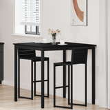 Standing Bar Table Engineered Wood - Side View