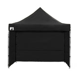Wallaroo 3x3 PopUp Black Gazebo Marquee Outdoor Tent
