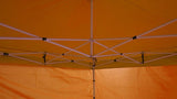 Wallaroo 3x3 PopUp Orange Gazebo Marquee Outdoor Tent - Close-Up Angle