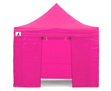 Pink Wallaroo 3x3 PopUp Gazebo Marquee Outdoor Barbeque Party Shade Canopy Tent - Front View