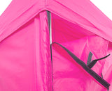 Pink Wallaroo 3x3 PopUp Gazebo Marquee Outdoor Barbeque Party Shade Canopy Tent - Close-Up Angle