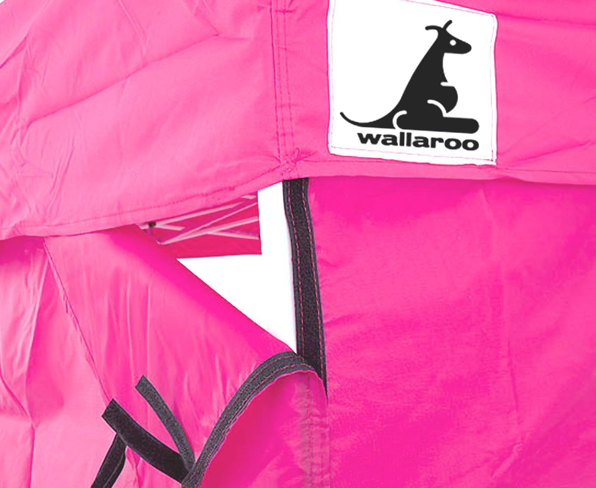 Pink Wallaroo 3x3 PopUp Gazebo Marquee Outdoor Barbeque Party Shade Canopy Tent