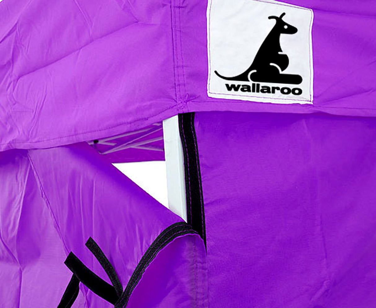 Wallaroo 3x3 PopUp Purple Gazebo Marquee Outdoor Tent