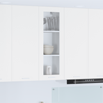 Hanging Cabinet White 40 x 31 x 100 cm Engineered Wood